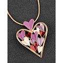 Necklace Rose Gold Plated Indulgent Tones Heart of Hearts